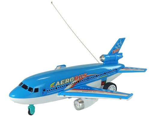 Remote Controlled Aircraft Blue Pilot 40 Mhz Lights