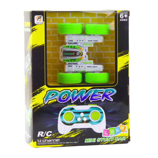 Ferngesteuertes akrobatisches Geländeauto 360° Grün 1:32