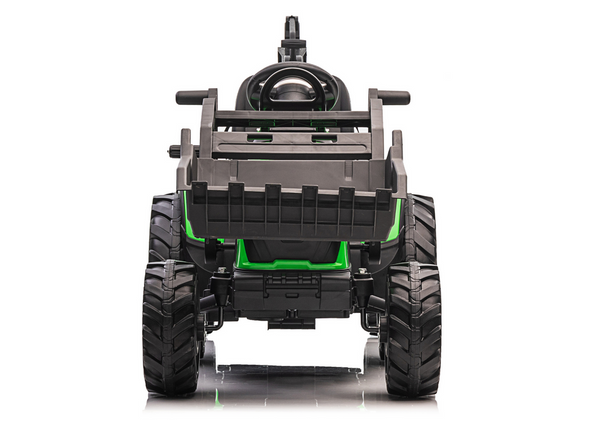 Battery-powered excavator with trailer SX2068 Green