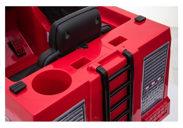 Firefighter Truck Electric Ride On Car - Red