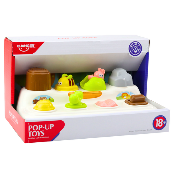 Educational Interactive Toy Pop-Up Animals Lights