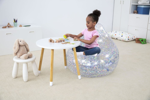Inflatable Glitter Armchair 72 x 72 x 64 cm Bestway 75105