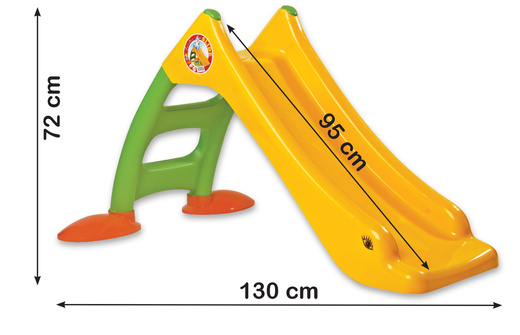 Garden Slide with Ladder for Children Green-Yellow 424