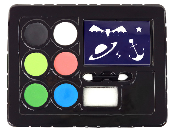 Kids Makeup Kit DIY Face Painting Stencils