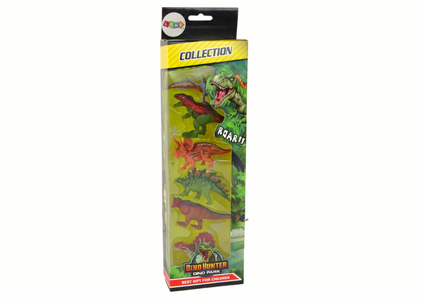 Set Dinosaurier-Figuren, 6-teilig, Bunt