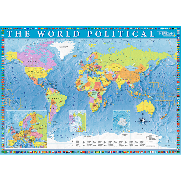 Puzzle - 2000 - Politische Weltkarte - 27099