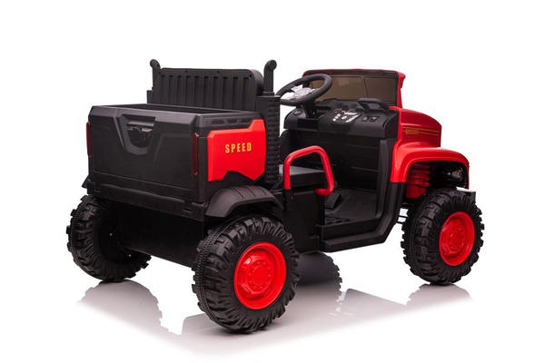 Car On Battery JC222 Red