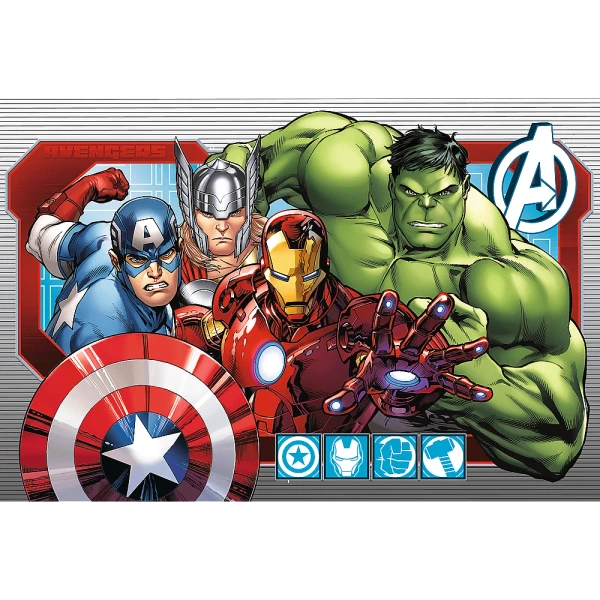 Puzzle 24 Maxi – Immer gerecht – Disney Marvel The Avengers Trefl 14378