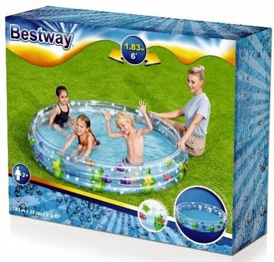 Sea World aufblasbarer Pool 183 x 33 cm Bestway 51005