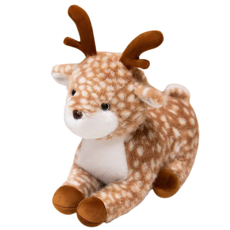 Plush Mascot Cuddly Toy Deer Brown Spotted 23cm