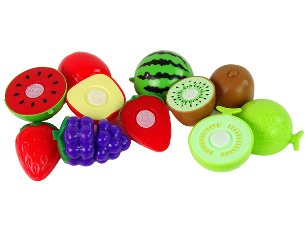 Fruit set for slicing 6 fruits