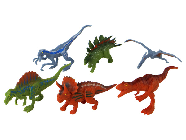 Helicopter Dinosaurs Vehicle Set 6 Colorful Pcs