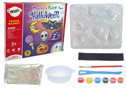 Zestaw DIY Halloween Magnesy Odlewy Gipsowe Dynia 