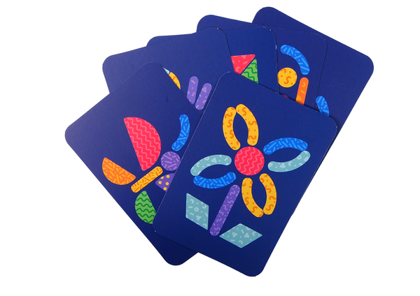 Magnetic Educational Puzzle Shapes 84 Magnets Cards