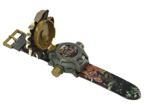 Zegarek Projektor 3D Dinozaur Triceratops 22cm x 5cm x 3cm  