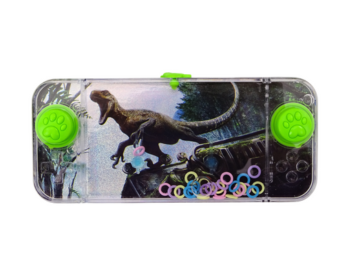 Water Arcade Game Dinosaur Velociraptor Console Pad Green