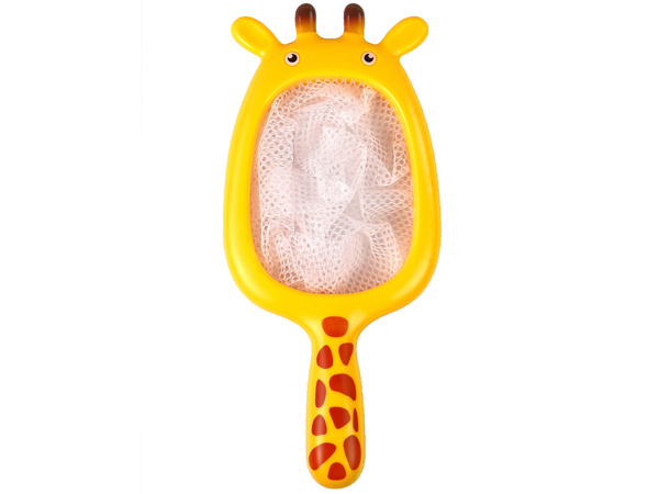Rubber Mesh Giraffe Bathing Animal Set