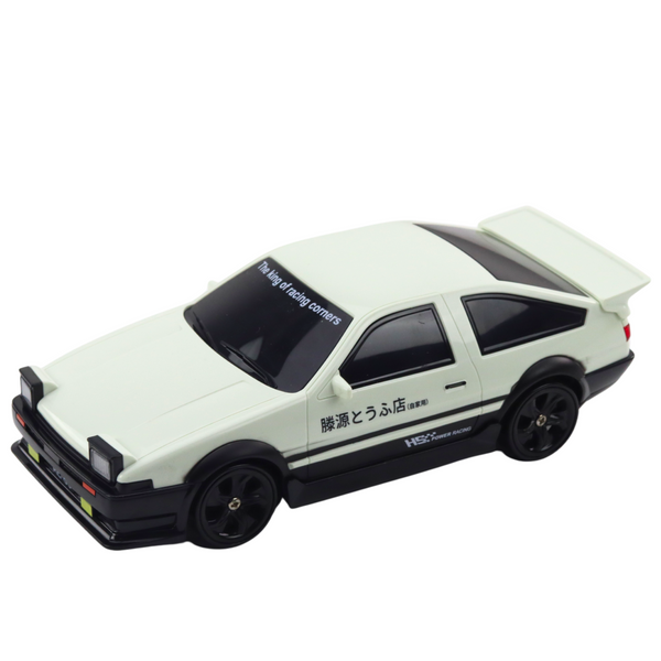 Drift Sports Car Interchangeable Wheels Remote Controlled RC 4WD White