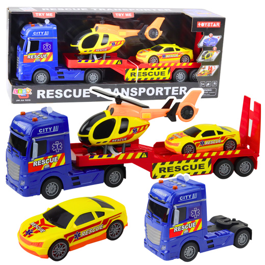Rescue Kit Truck Helicopter Car Lights Sounds