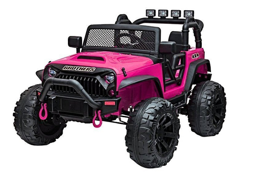 Jeep JC666 Electric Ride On Car Rose Painted