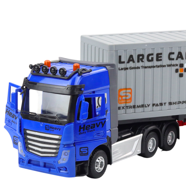 Remote Controlled Transport Truck With Container RC 1:24