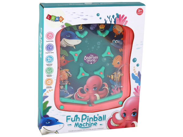 Mini-Flipper-Arcade-Spiel Pink Ball-Spiel