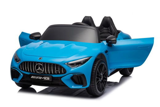 Mercedes AMG SL63 Batterieauto, blau lackiert