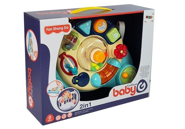 Interactive Baby Panel Toy Music Animal Blue