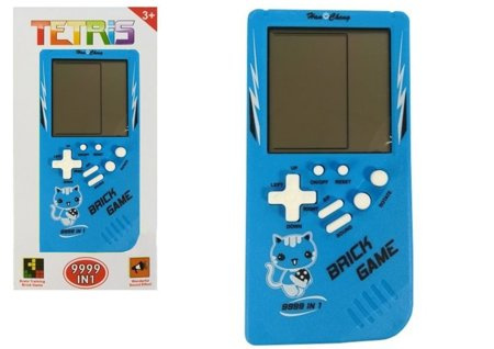 Tetris Brick Game Blaues elektronisches Spiel
