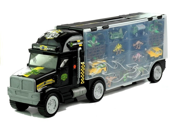 Lorry Truck with Dinosaurs and Cars 49 cm 1:22 + Game