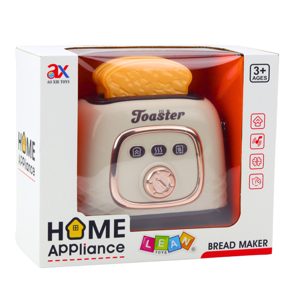 Toaster Toast For Kids Elegant Sound Effect Toast White