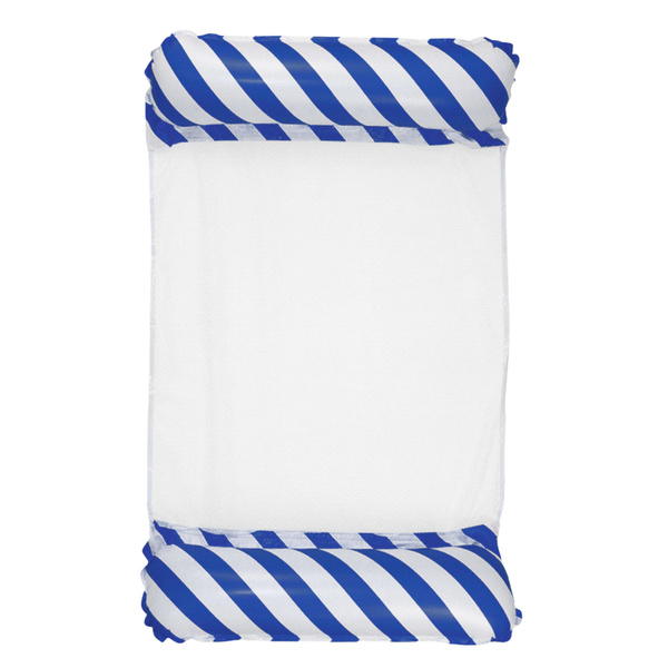 Dmuchany Hamak Wodny Materac Leżak Biało-Granatowy 120x70cm