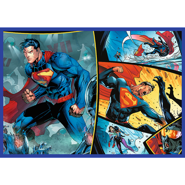 Puzzle - 4x250 - Superman's Courage - Warner Superman Trefl 13340