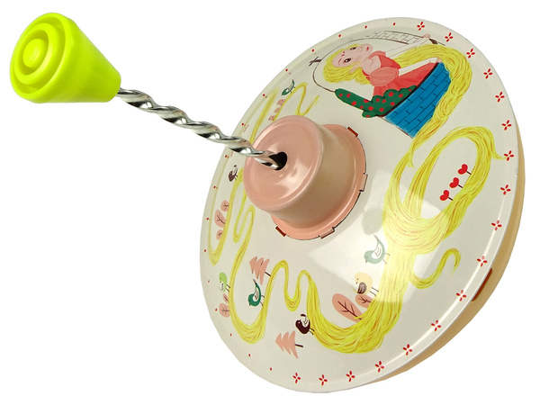 Rapunzel Kreisel Gelbes Metall