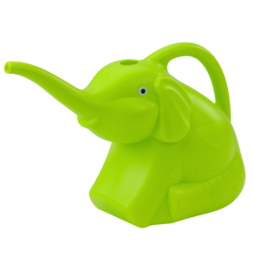 Kleine Plastikgießkanne für Kinder Elefant Grün