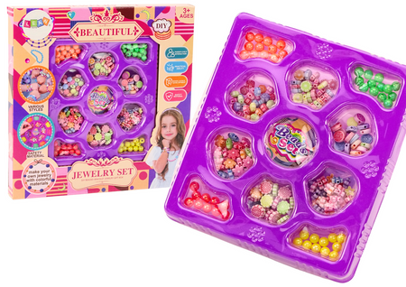 Perlen zur Herstellung von Schmuck DIY Kreatives Blumenanhänger-Set