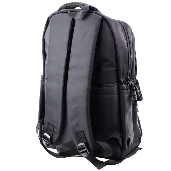 City Schulrucksack 6 Taschen Back Up Schwarz 23L 46cm