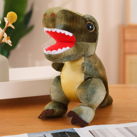 Plush Toy Dinosaur Cuddly Toy With Textured Skin Green 32cm