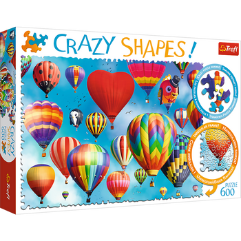 Puzzle - 600 Crazy Shapes - Colorful Balloons 11112