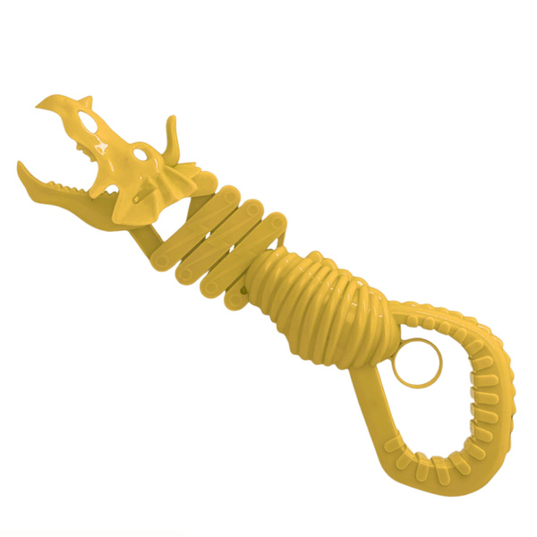 Beißskelett Dinosaurier Enterhaken Pistole Braun