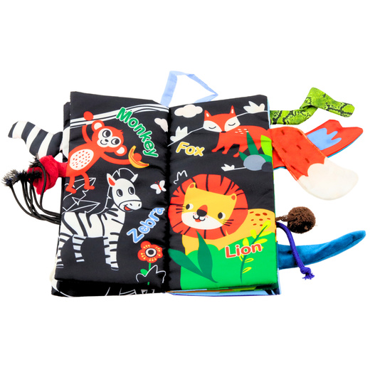 Weiches Lernbuch Rascheltiere für Babys