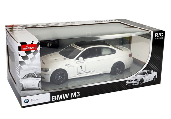 Auto R/C BMW M3 Rastar 1:14 Weiß