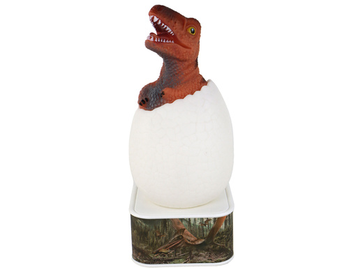Dinosaurier-Ei-Lampe, LED, Micro-USB, Rot, T-Rex