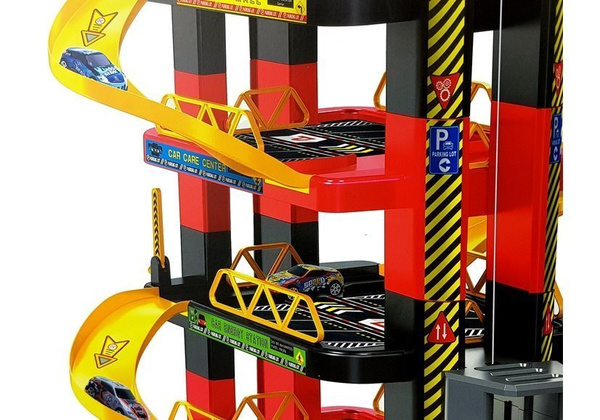 Garage 5-level parking Battery-powered lift 10 cars Lights