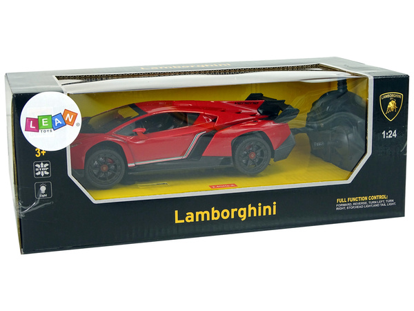 Sportwagen R/C 1:24 Lamborghini Veneno Rot 2.4 G Lights
