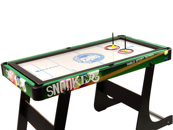 8-in-1 Foosball Table Ping Pong Billiards Bowling Hockey