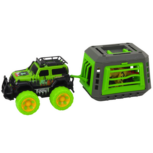 T-Rex Dinosaur Cage Off-Road Vehicle Set