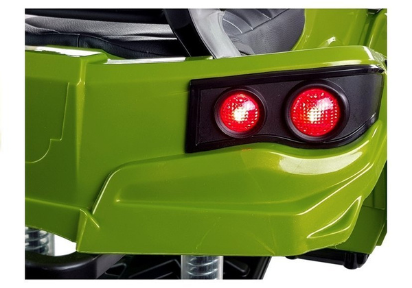 Quad BDM0906 Electric Ride On Vehicle Pumped Wheels - Green