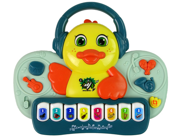 Interactive Duck Duck Piano DJ Sound Instruments Musical Melodies