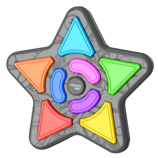 Electronic Logic Game Memory Star Lights Sounds 4in1